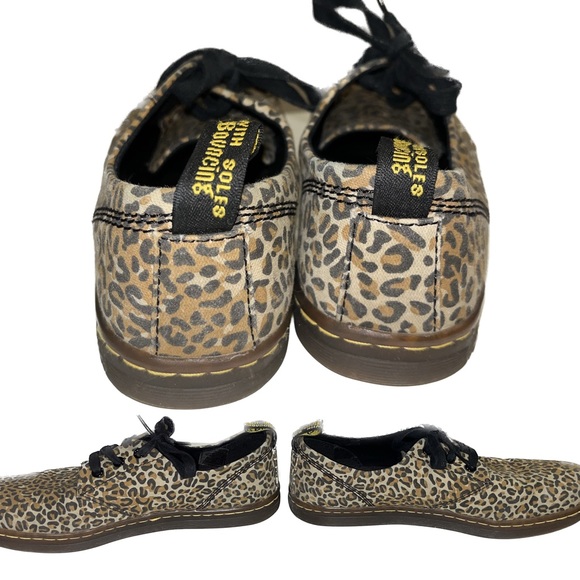Dr. Marten Aldgate Leopard Print Lace Up Shoes Size 9 - Picture 10 of 14
